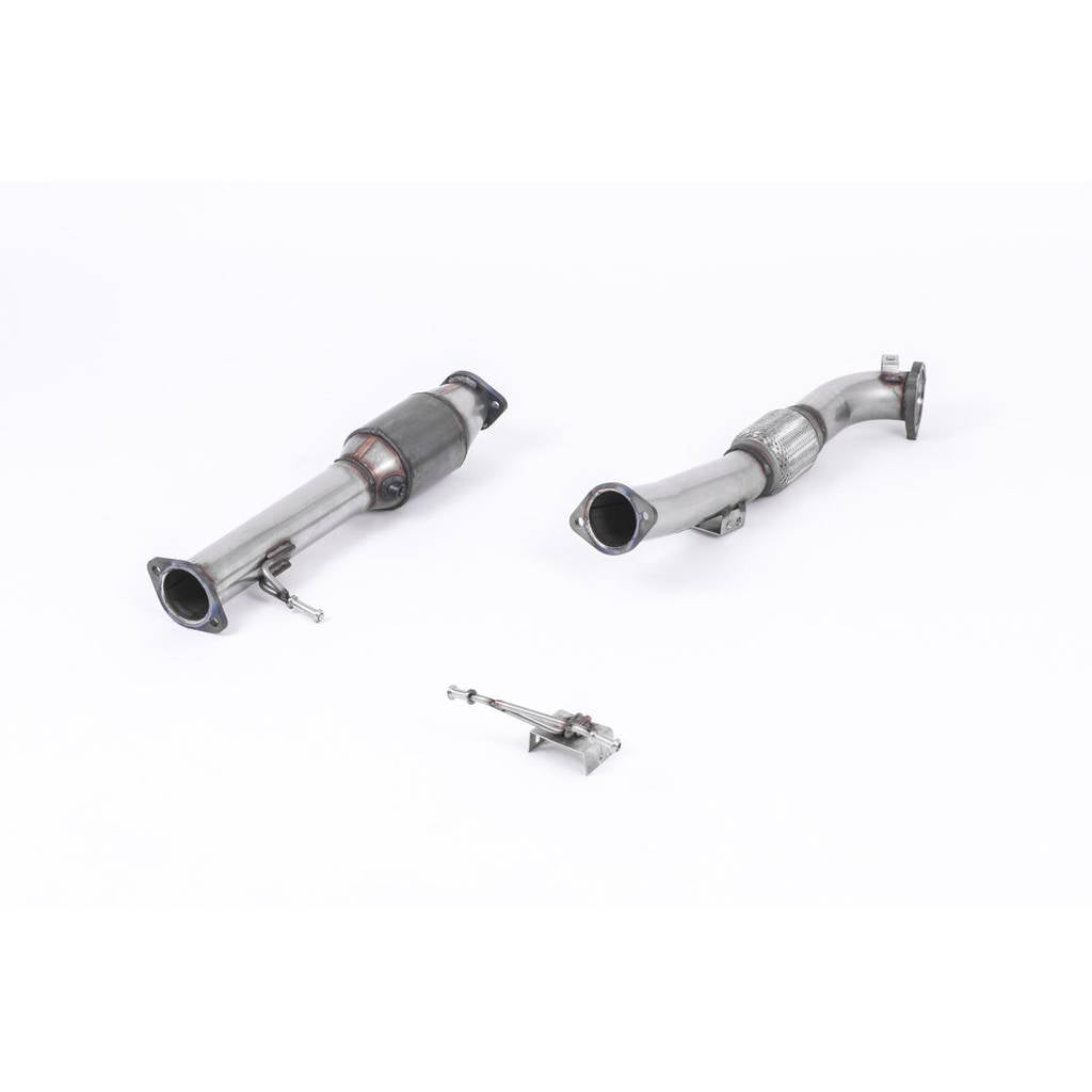 MILLTEK SSXFD164 Large Bore Downpipe and Hi-Flow Sports Cat для FORD Focus Mk2 ST 225 Photo-0