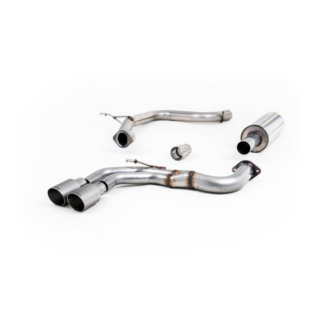 MILLTEK SSXAU568 кат-бек Twin 80mm GT80 ECA для AUDI A3 2.0 TDI 150 MQB 2WD Photo-0