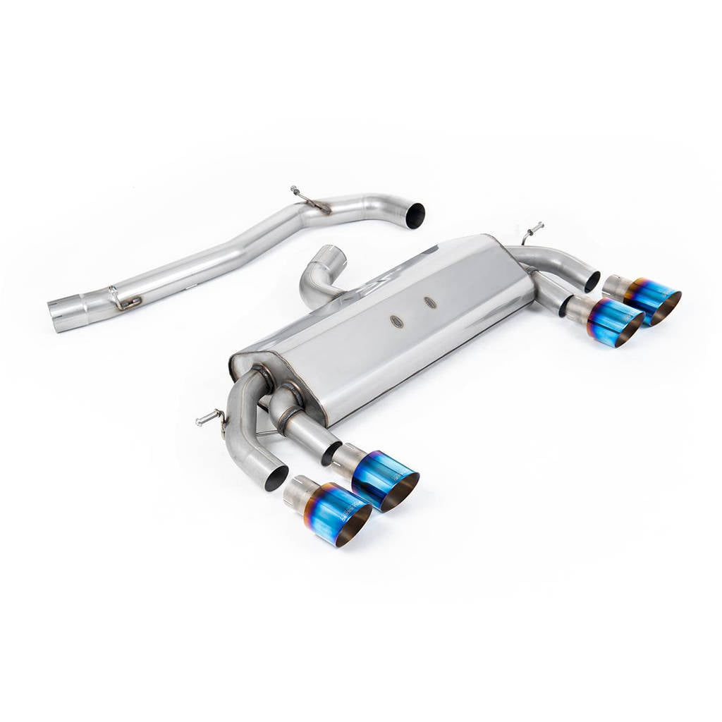 MILLTEK SSXVW410 Кат-Бек Quad 100mm GT100 для VW Golf MK7 R 2.0 TSI 300PS Photo-0