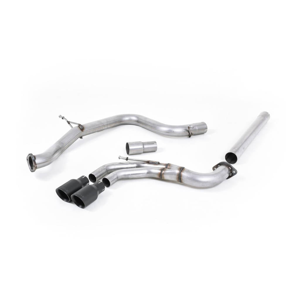 MILLTEK SSXVW333 кат-бек Twin 80mm GT80 для VW Golf MK7 GTD 2.0 TDI 185PS Photo-0