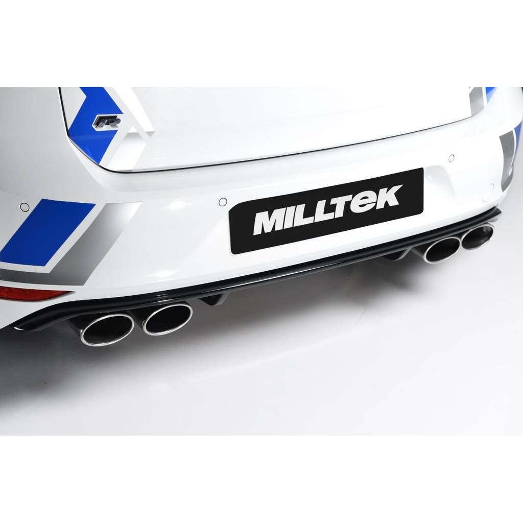 MILLTEK SSXVW255 Turbo-back including Hi-Flow Sports Cat для VW Golf MK7 R 2.0 TSI 300PS Photo-2