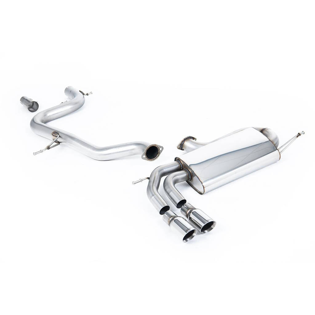 MILLTEK SSXVW281 кат-Бек Twin 80mm GT80 для VW Golf Mk5 GTi 2.0 T FSI Photo-0