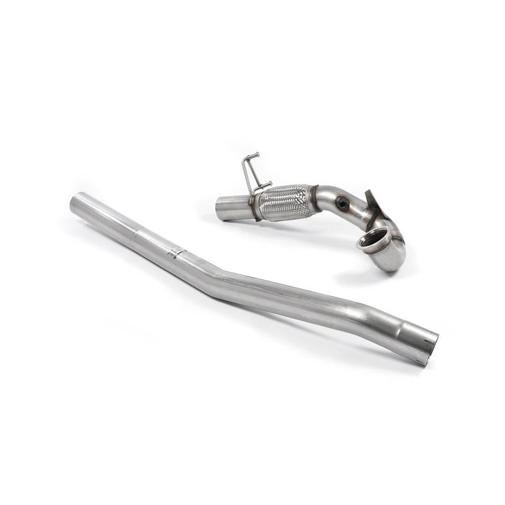 MILLTEK SSXVW264 Large-bore Downpipe and De-cat для AUDI A3 2.0 TFSI quattro Sedan 8V (US-only) Photo-0