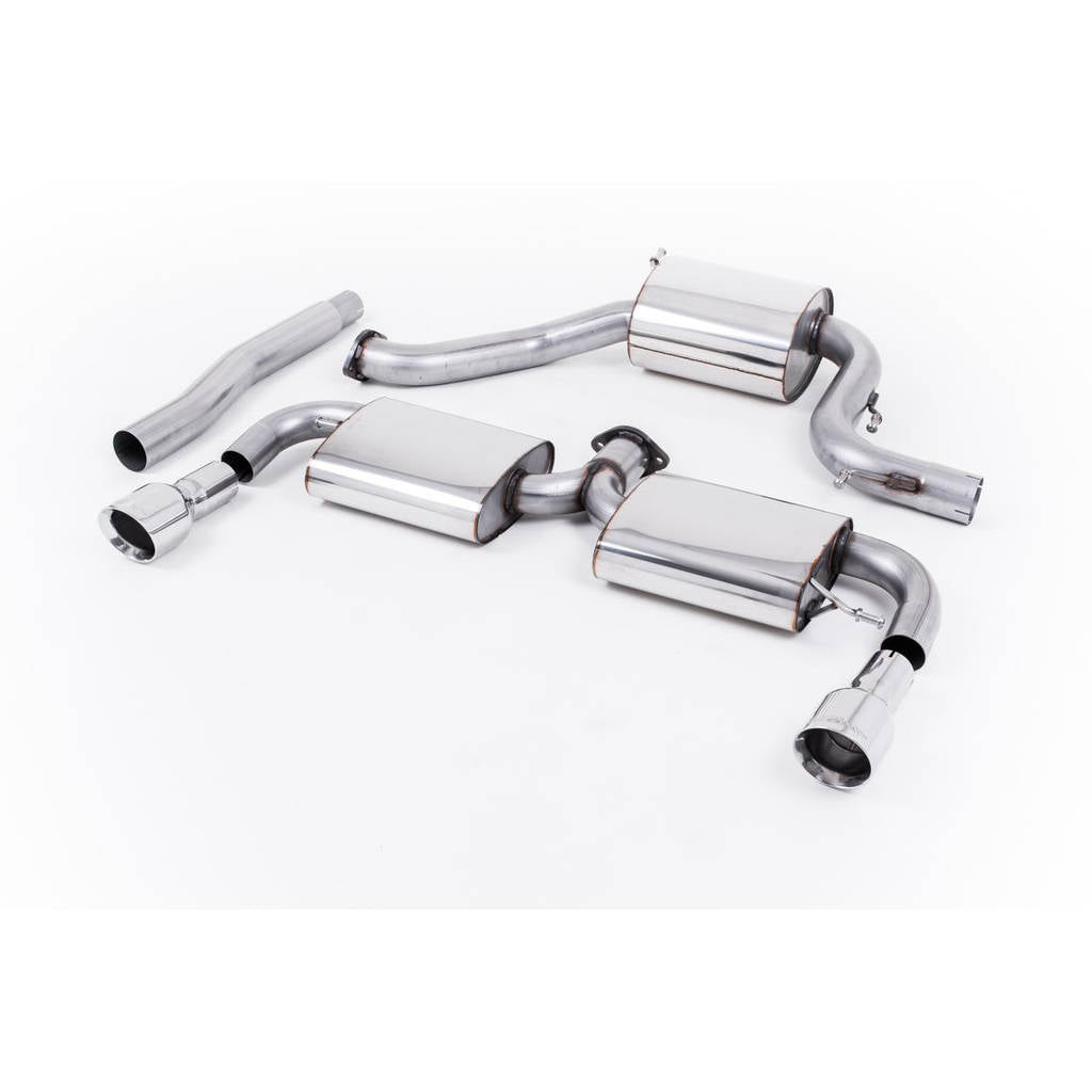 MILLTEK SSXVW159 Вихлопна система Cat-back Dual 100mm для GT100 ECA VW Scirocco R Photo-0