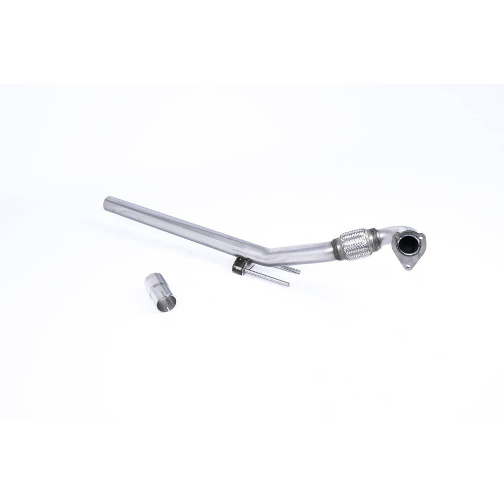 MILLTEK SSXAU606 Large-bore Downpipe для AUDI A3 1.9 TDI 90/100/110/130 BHP Photo-0