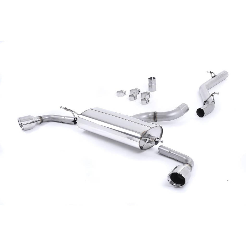MILLTEK SSXAU258 Кат-бек 100mm Jet для AUDI TT Mk2 3.2 quattro Photo-0