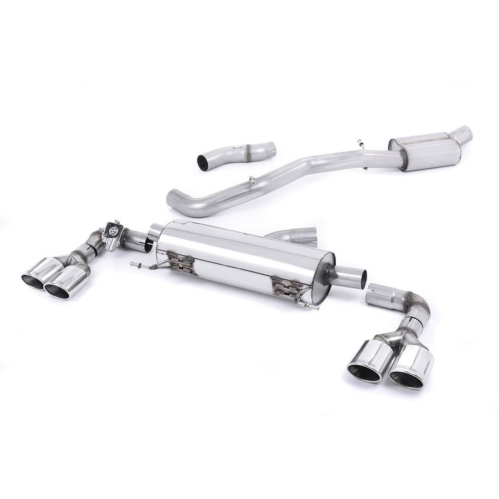 MILLTEK SSXAU487 кат-бек Polished Oval ECA для AUDI S1 2.0 TFSI quattro Photo-0