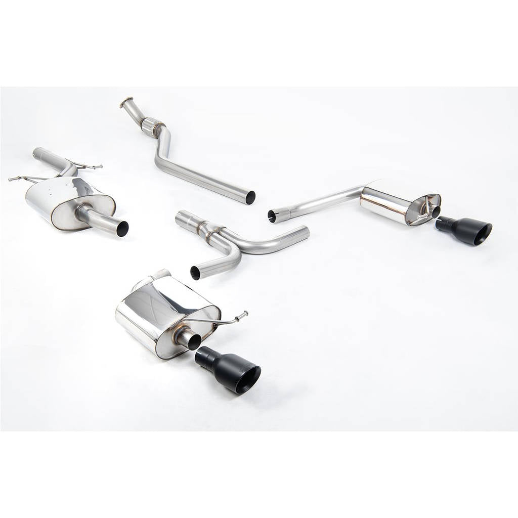 MILLTEK SSXAU435 Кат-бек 100mm GT100B ECA для AUDI A4 2.0 TFSI S line b8 (2WD and quattro manual-on Photo-0