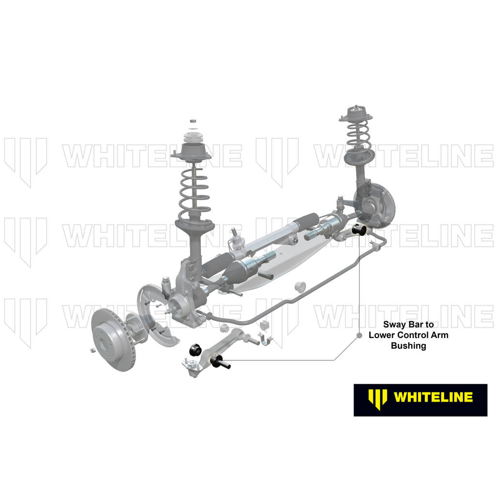 WHITELINE W21454 Комплект зовнішньої втулки переднього нижнього важеля підвіски для Holden Barina/Suzuki Swift Photo-1