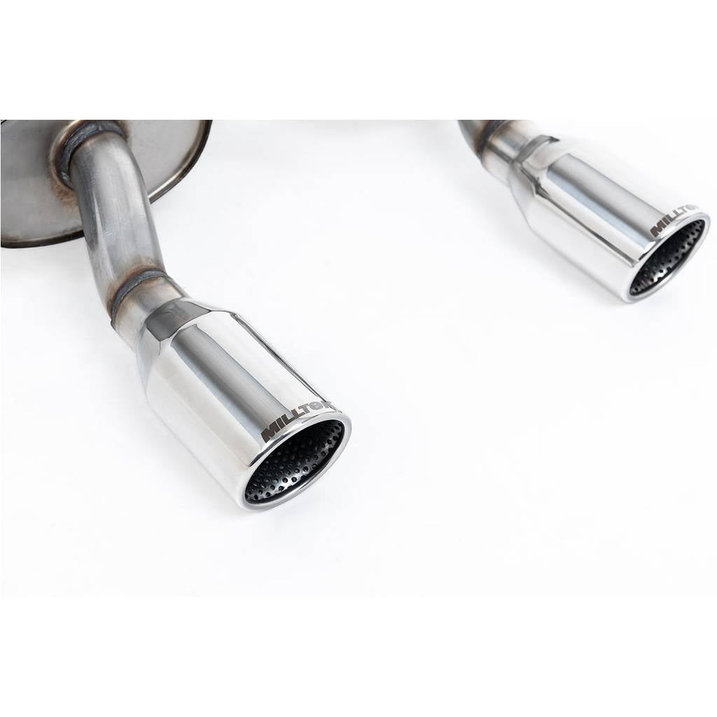 MILLTEK SSXRN201 Кат-бек Dual 90mm Jet для RENAULT Clio 182 2.0 16V Photo-1
