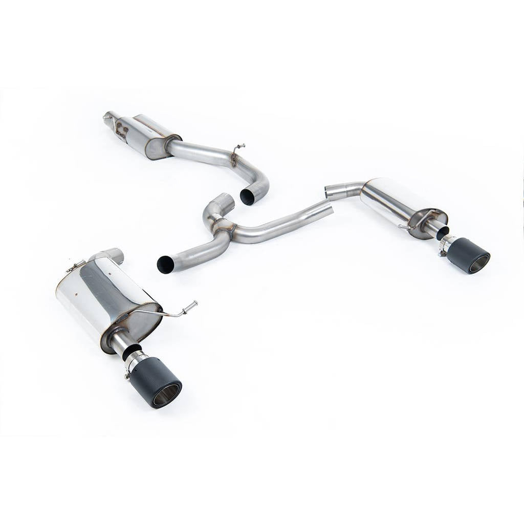 MILLTEK SSXVW447 Кат-бек 102mm Carbon Jet для VW Golf Mk7 2.0 TFSI Photo-0