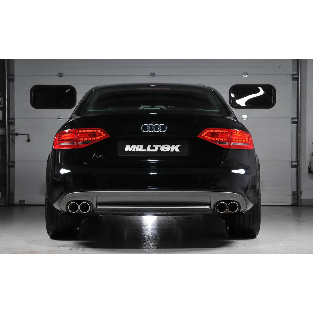 MILLTEK SSXAU299 Кат-бек Twin 80mm GT80 для AUDI A4 2.0 TDi B8 140PS/177PS 2WD Saloon and Avant (S Photo-1
