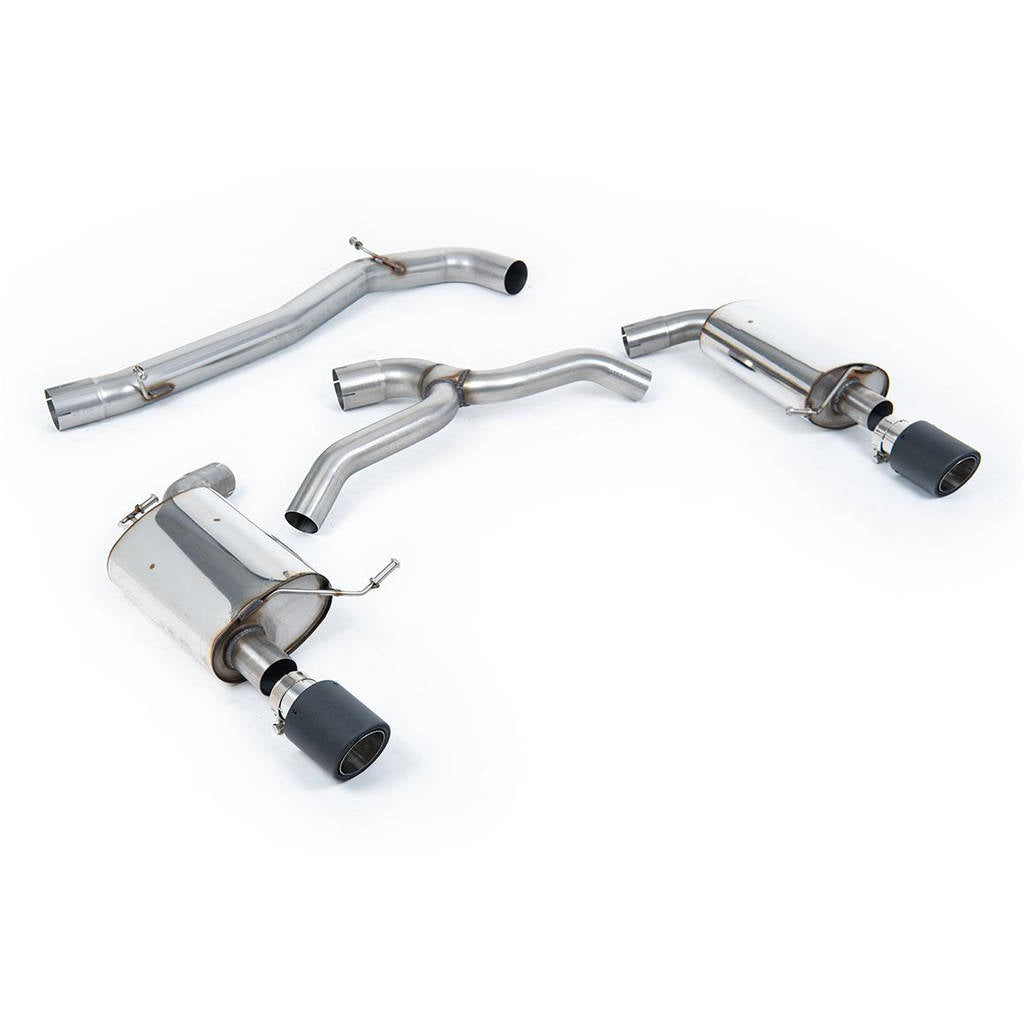 MILLTEK SSXVW442 Кат-бек 102mm Carbon Jet для VW Golf Mk7 2.0 TFSI Photo-0