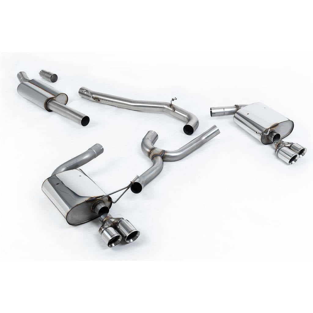 MILLTEK SSXSE199 Кат-бек Twin 80mm GT80 для SEAT Leon ST Cupra 300 (4x4) Photo-0