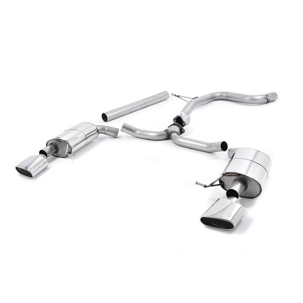 MILLTEK SSXSE172 Кат-бек 152x76mm Oval для SEAT Leon ST Cupra 280 & 290 2.0 TSI Photo-0