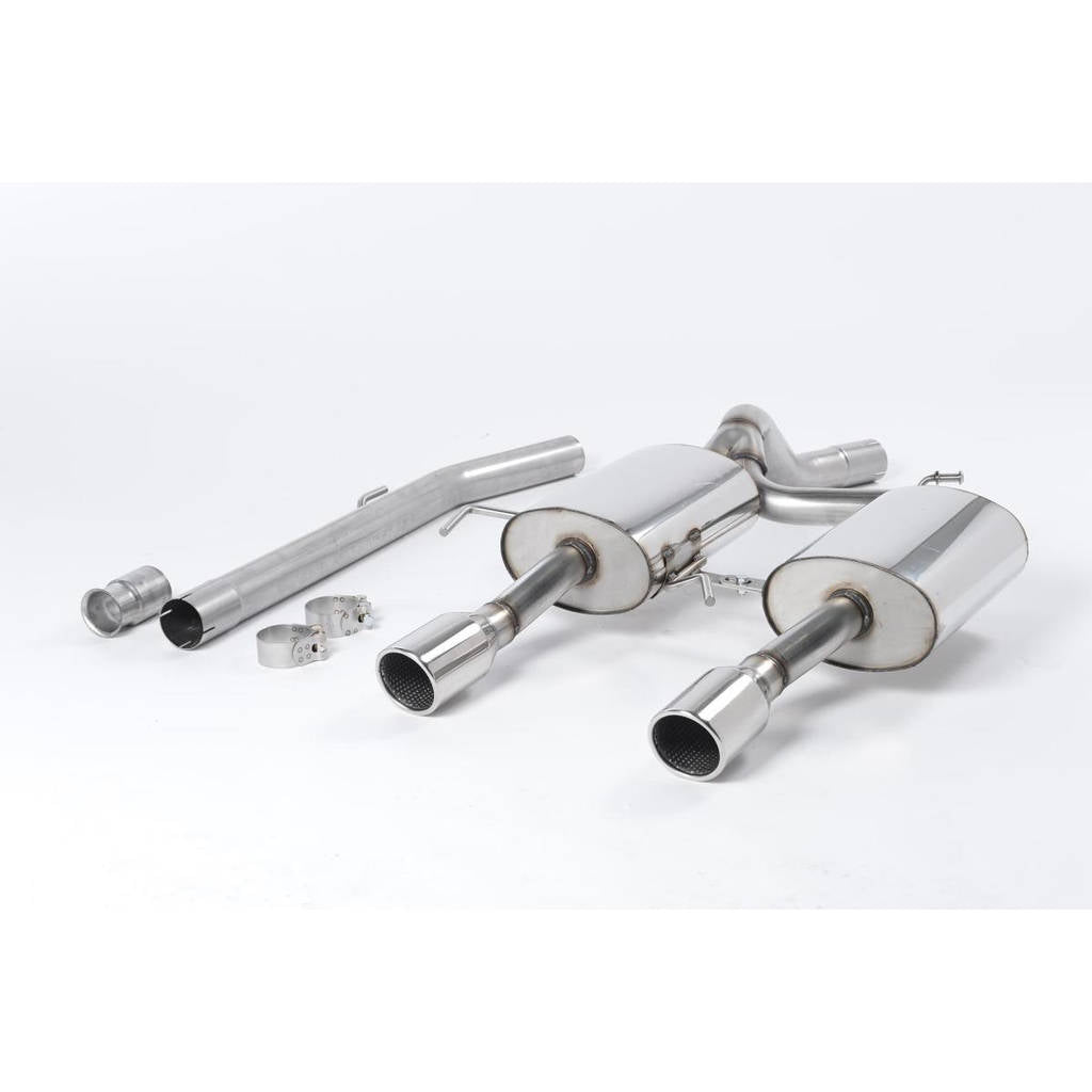 MILLTEK SSXRN414 Кат-бек Dual 90mm Jet для RENAULT Clio 182 2.0 16V Photo-0