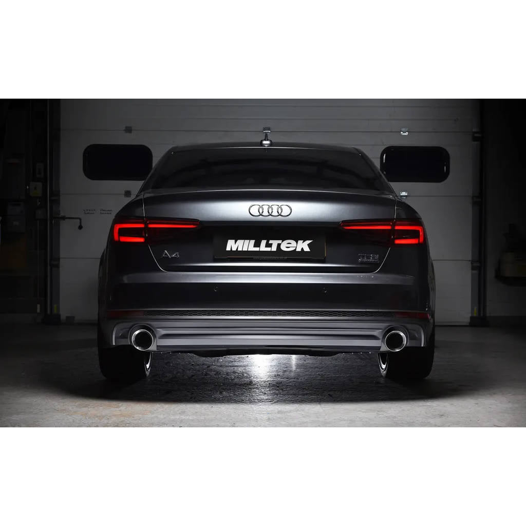 MILLTEK SSXAU612 Кат-бек Dual GT100 для AUDI A4 2.0 TFSI B9 Quattro Saloon & Avant Photo-2