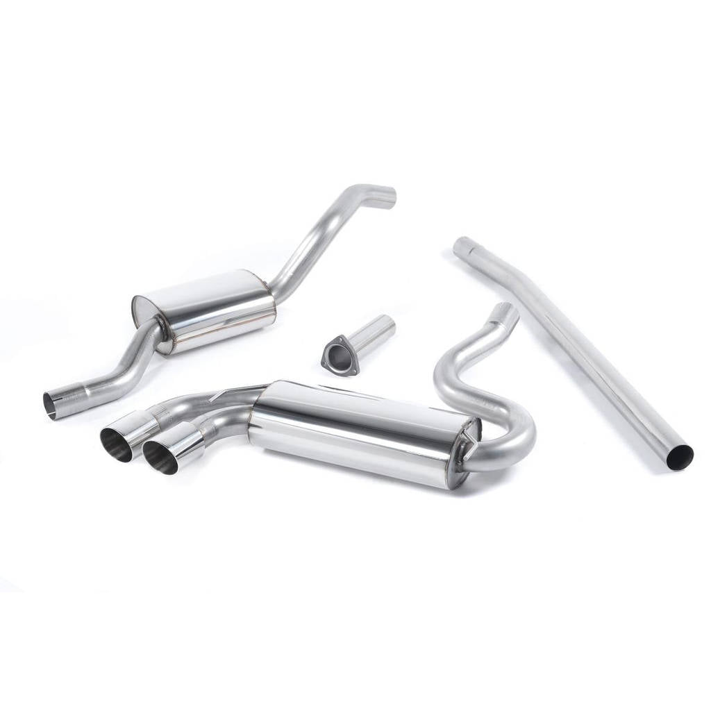 MILLTEK MCXAU101 Downpipe-back Twin 90mm GT90 для AUDI Coupe UR quattro 10V Turbo Photo-4