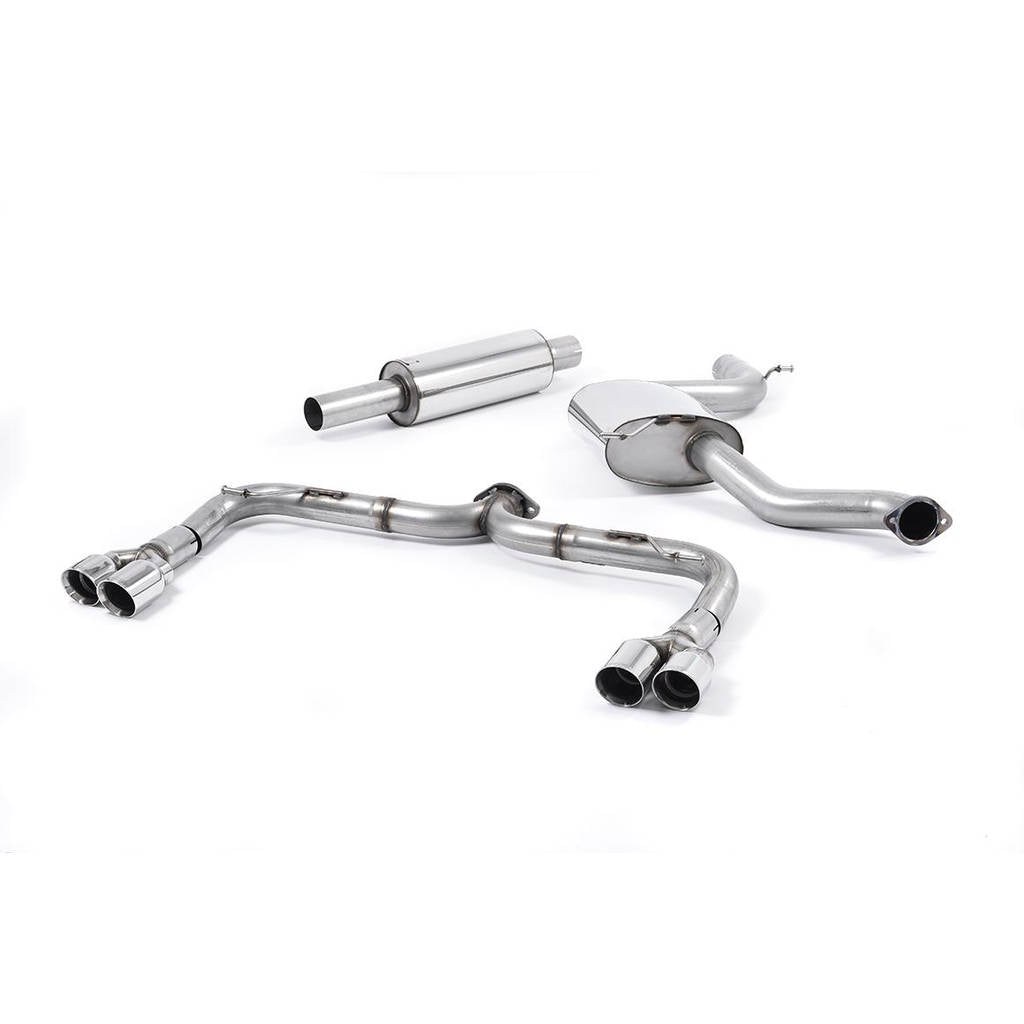 MILLTEK SSXSE165 кат-бек Twin 80mm GT80 для SEAT Leon Cupra 280 290 & 300 2.0 TSI Photo-0