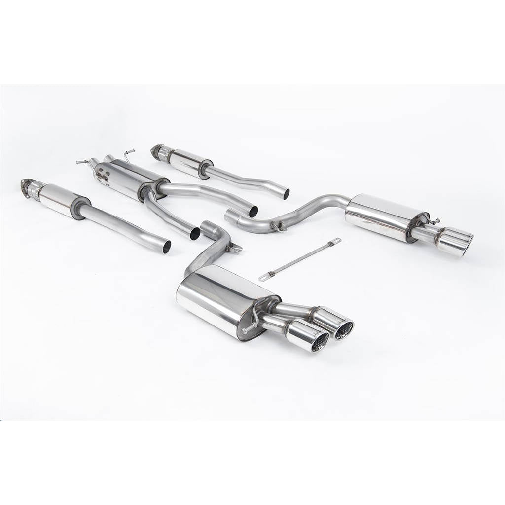 MILLTEK SSXAU621 кат-бек Twin 80mm Jet ECA для AUDI S6 5.2 V10 C6 FSI quattro Photo-0