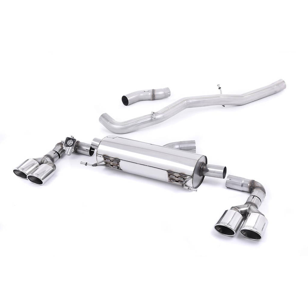 MILLTEK SSXAU491 кат-бек Polished Oval для AUDI S1 2.0 TFSI quattro Photo-0