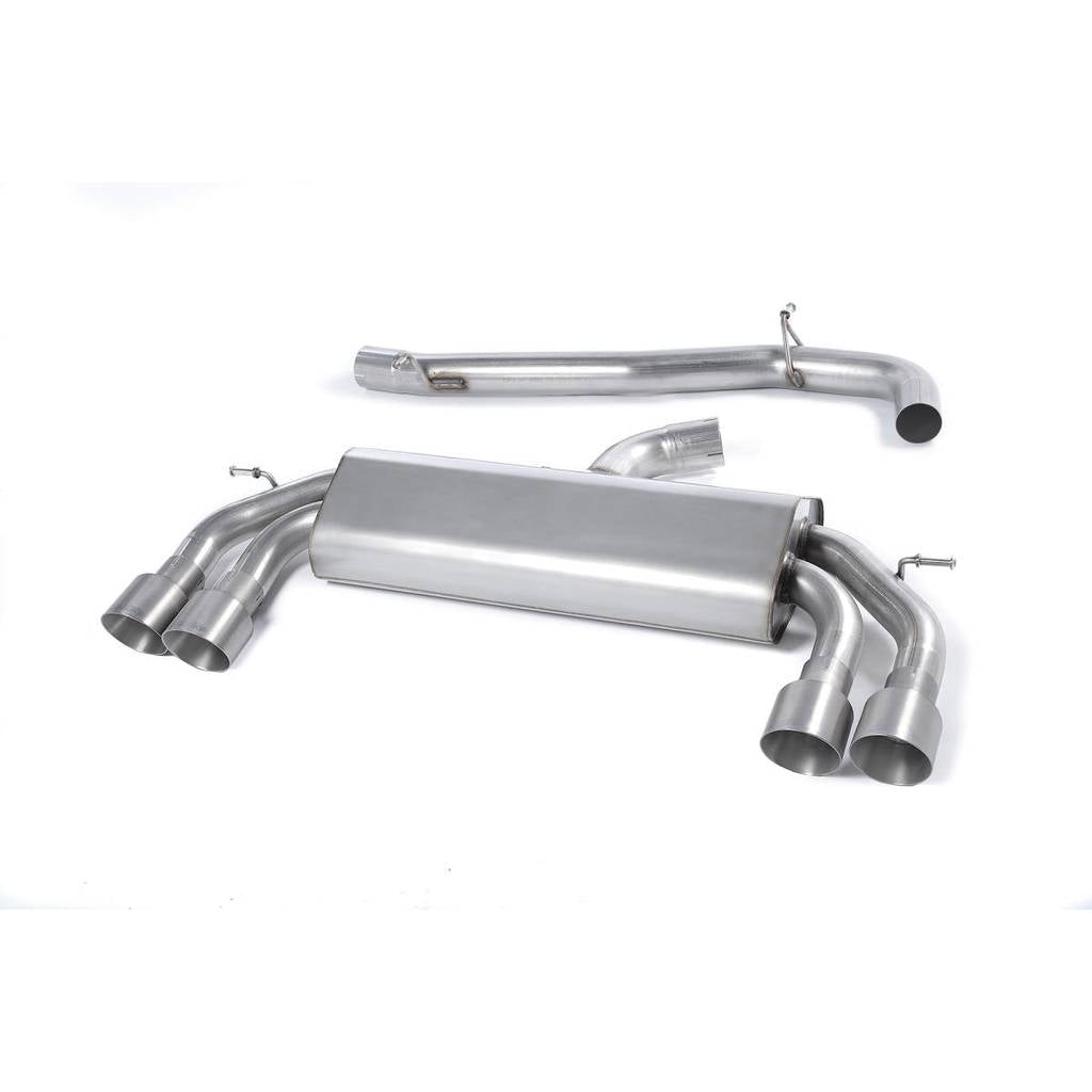 MILLTEK SSXAU524 Кат-бек Quad 100mm GT100 для AUDI S3 2.0 TFSI quattro 3-Door 8V Photo-0