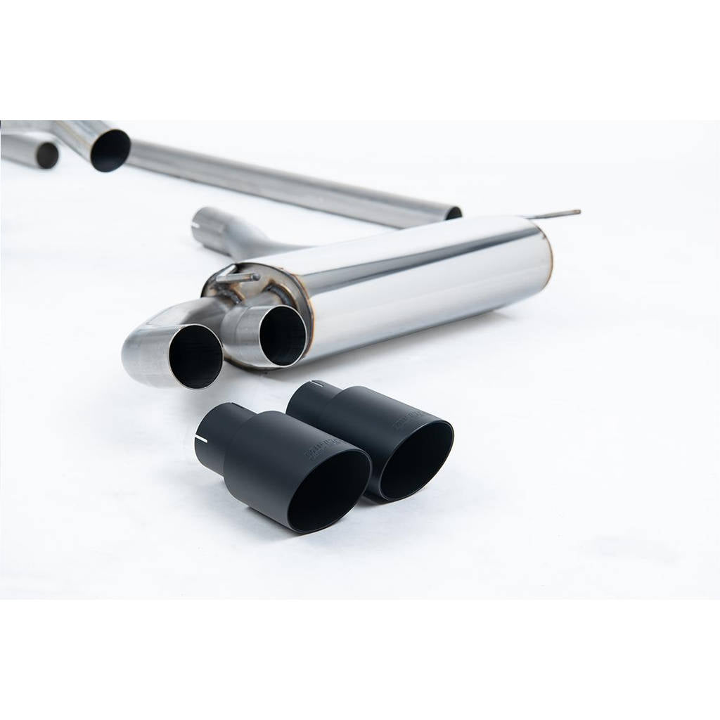 MILLTEK MCXAU102 Downpipe-back Twin 90mm GT90 для AUDI Coupe UR quattro 10V Turbo Photo-1
