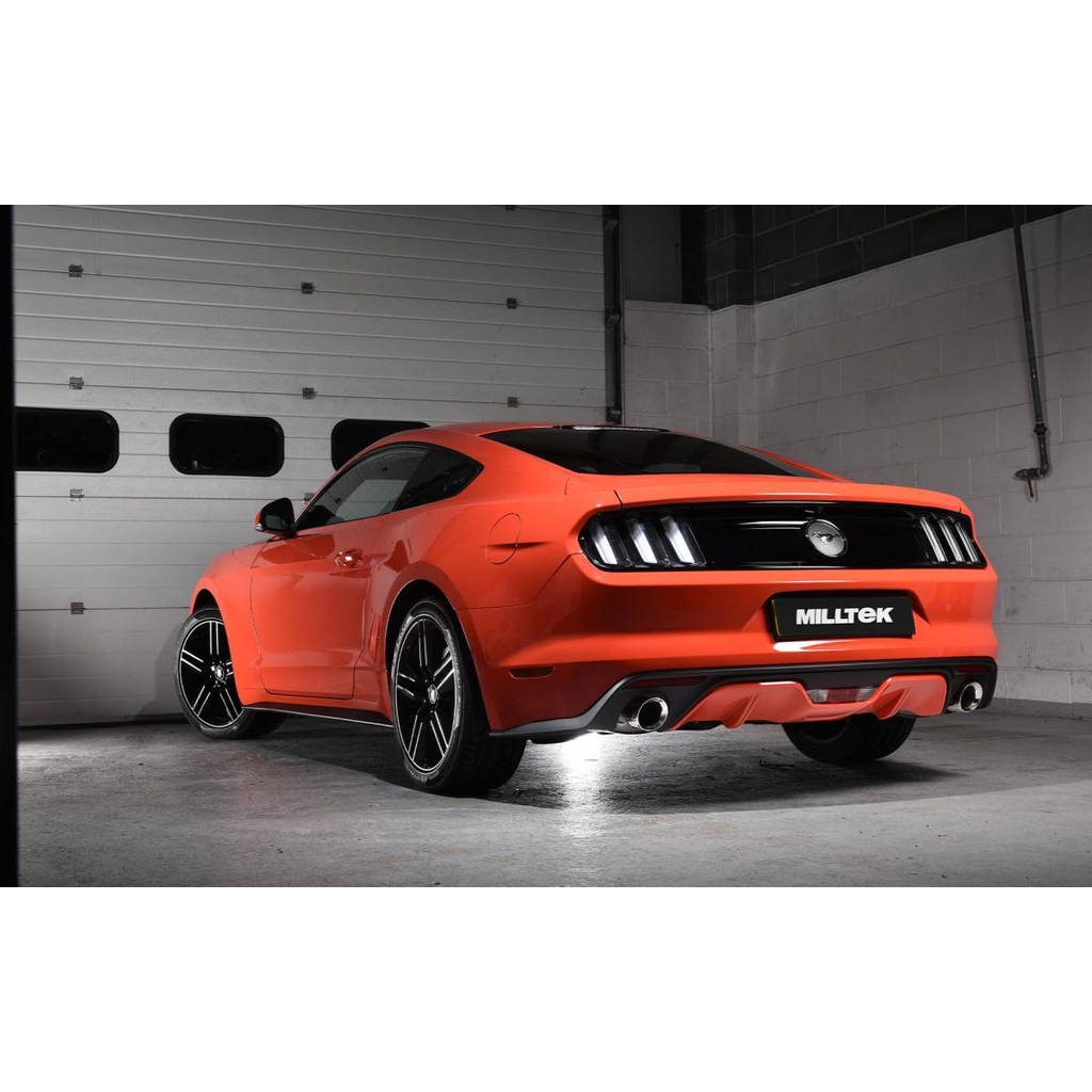 MILLTEK SSXFD173 Кат-бек 100mm GT ECA для FORD Mustang 2.3 EcoBoost (Fastback) Photo-4