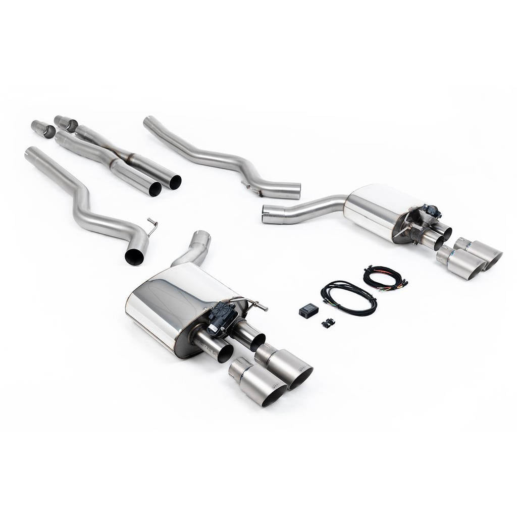 MILLTEK SSXFD228 Кат-бек Quad 90mm GT90 для FORD MUSTANG 5.0 V8 GT (Fastback) Photo-0
