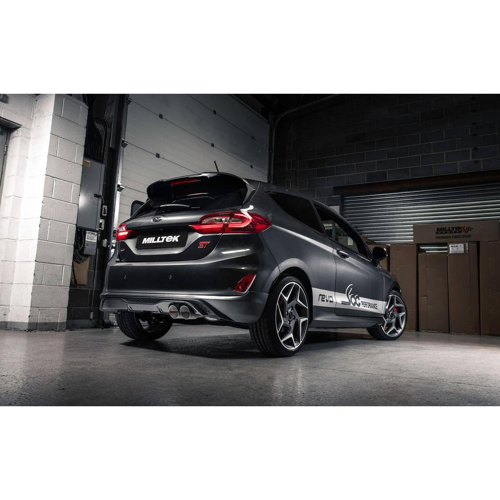 MILLTEK SSXFD258 Кат-бек Twin 90mm GT90 ECA для FORD Fiesta Mk8 ST 1.5 EcoBoost 200ps Photo-1