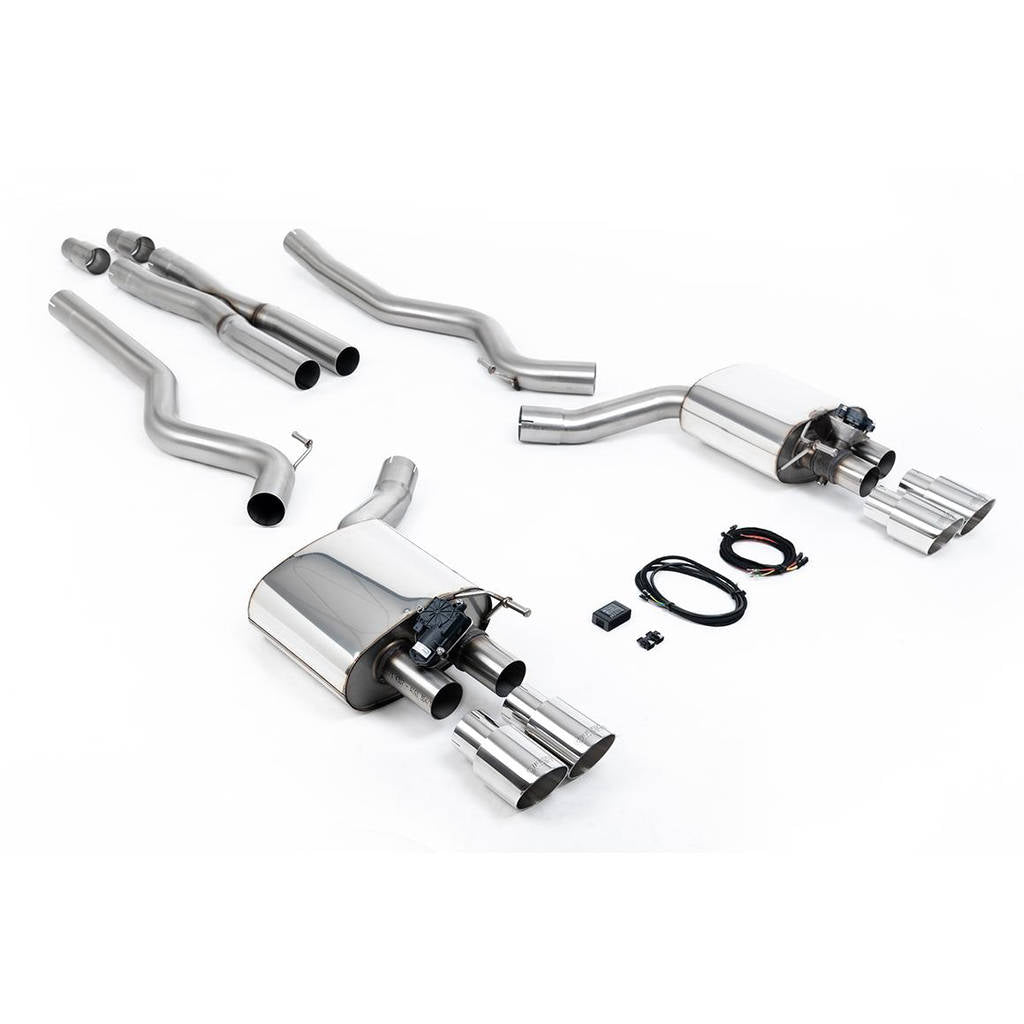 MILLTEK SSXFD227 Кат-бек Quad 90mm GT90 для FORD MUSTANG 5.0 V8 GT (Fastback) Photo-0