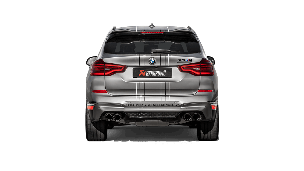 AKRAPOVIC S-BM/T/10H Вихлопна система Slip-On Line (титан) для BMW X3M (F97) / X4M (F98) 2020-2024 Photo-2
