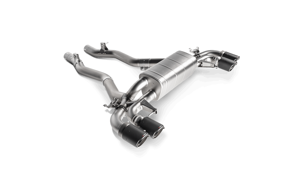 AKRAPOVIC S-BM/T/7H Задня частина вихлопу Slip-On Line для BMW F90 M5 з OPF (без насадок) Photo-1