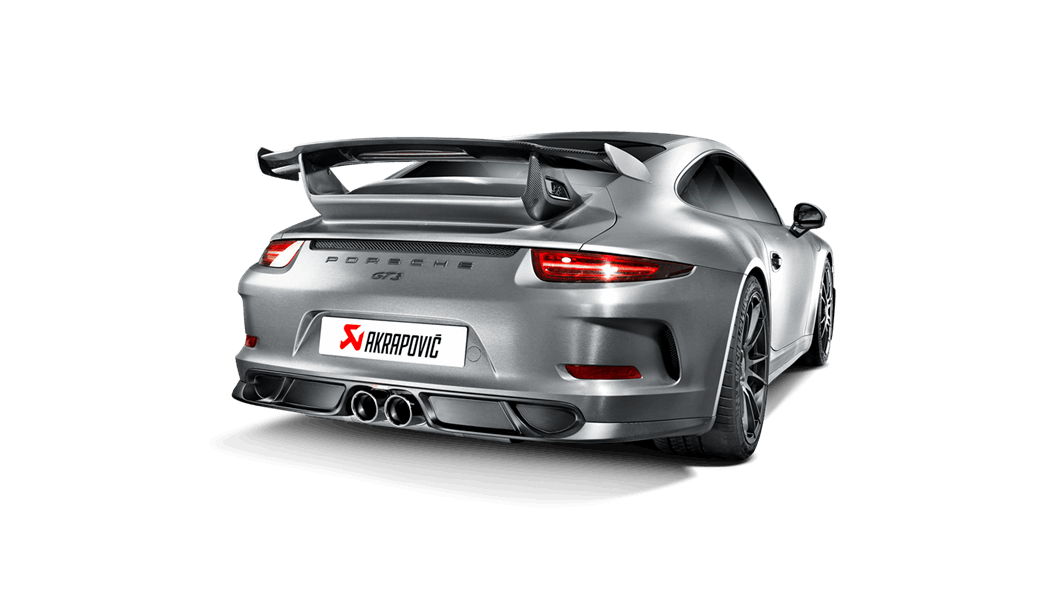 AKRAPOVIC MTP-PO997GT3H/1 Вихлопна система Slip-On Line (титан) для PORSCHE 911 GT3 / GT3RS (991 / 997 / 997 FL) 2006-2017 Photo-1