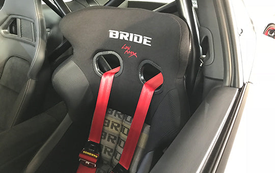 BRIDE H02gmf спортивне сидіння (ківш) XERO CS Silver FRP shell / Gradation Logo Photo-1