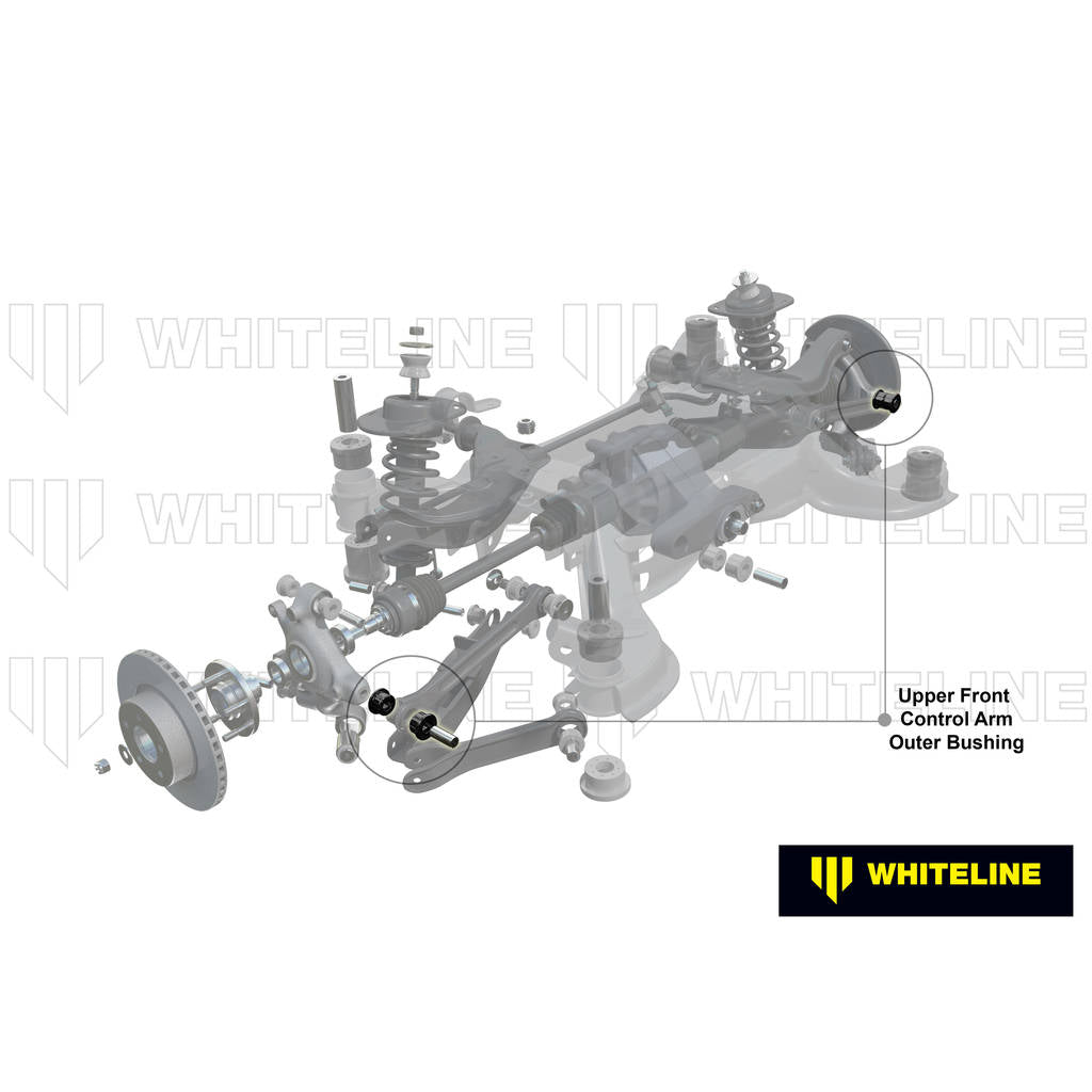 WHITELINE W63103 Комплект зовнішньої втулки заднього важеля сходження для Mazda RX-7 FD Series VI, VII, VIII Photo-1