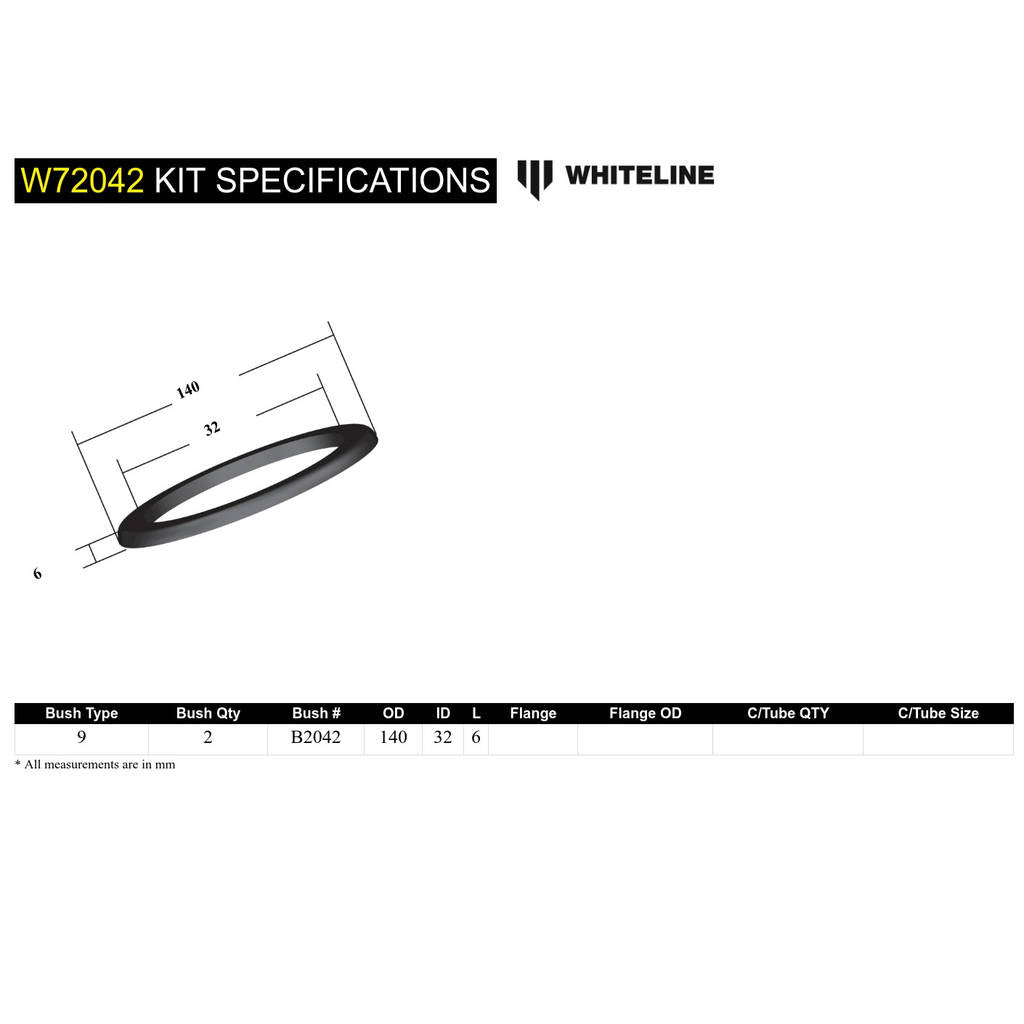 WHITELINE W72042 Задня нижня подушка пружини +10 мм Ride Height для BMW 3 Series, M3, Z4 E36, E46 Photo-5