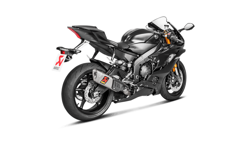 AKRAPOVIC S-Y6R9-APT Вихлопна система Racing Line (Titanium) YAMAHA YZF-R6 2008 - 2021 Photo-2