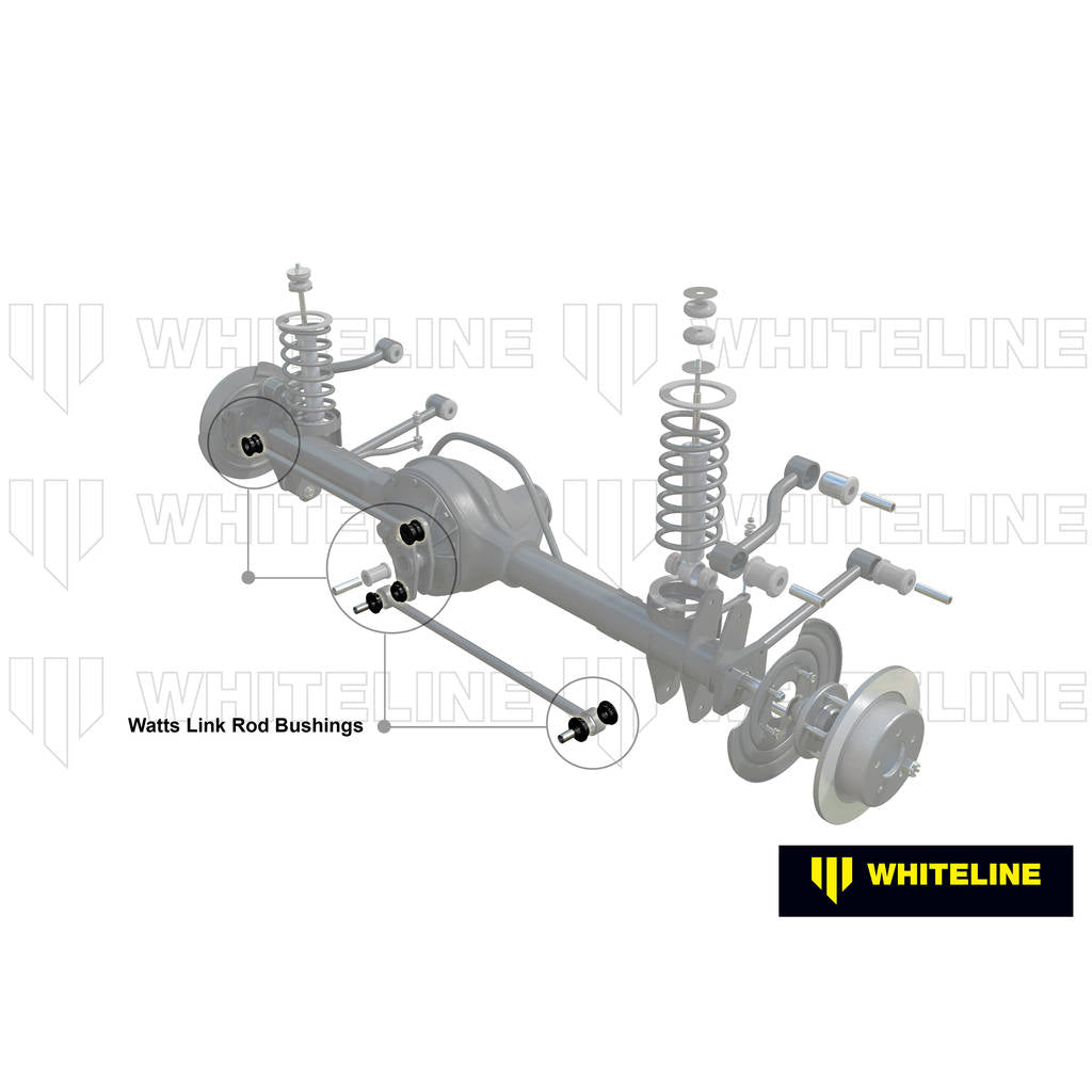 WHITELINE W81040 Комплект втулок бокових тяг заднього Watts Link для Ford Falcon/Fairlane XE-AU Photo-1