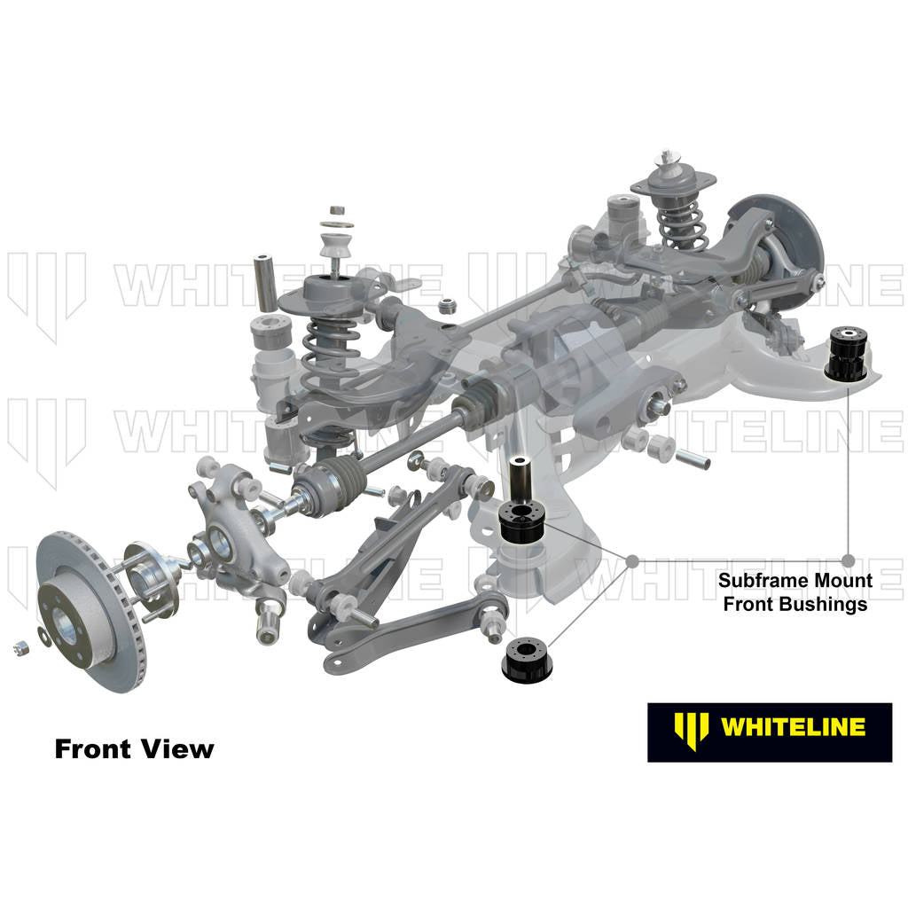WHITELINE W92994 Передня втулка кріплення підрамника Photo-1