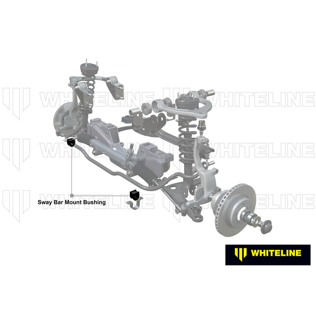 WHITELINE W23554 Комплект втулок кріплення стабілізатора поперечної стійкості 25 мм для Mazda MX-5 NC, RX-8/Toyota Land Cruiser 100 Series Photo-1