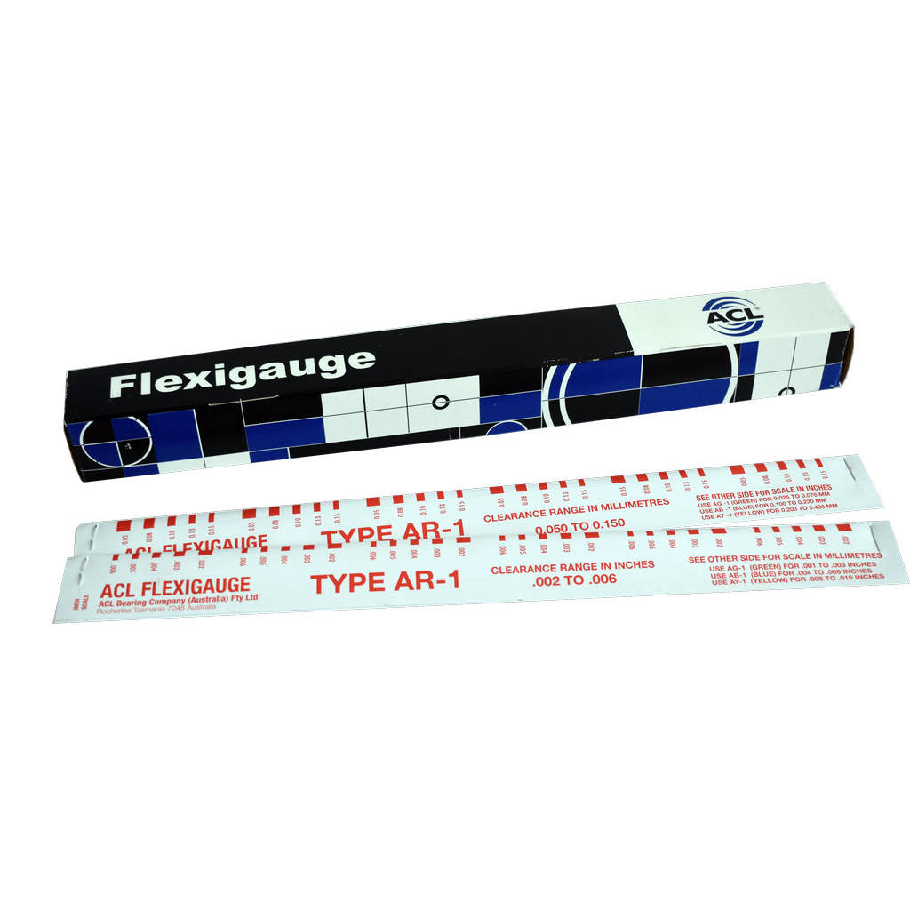 ACL AR-1 К-т для перевірки зазору шатунних і корінних підшипників FLEXIGAUGE .002-.006 червоний Photo-0