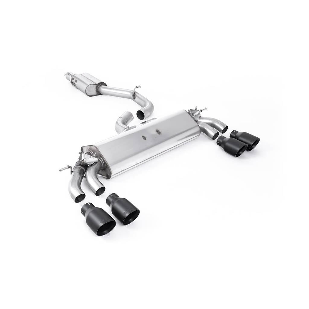MILLTEK SSXAU774 Кат-бек Quad 100mm GT100 AUDI S3 2.0 TFSI quattro 3-Door 8V. 2 Photo-0