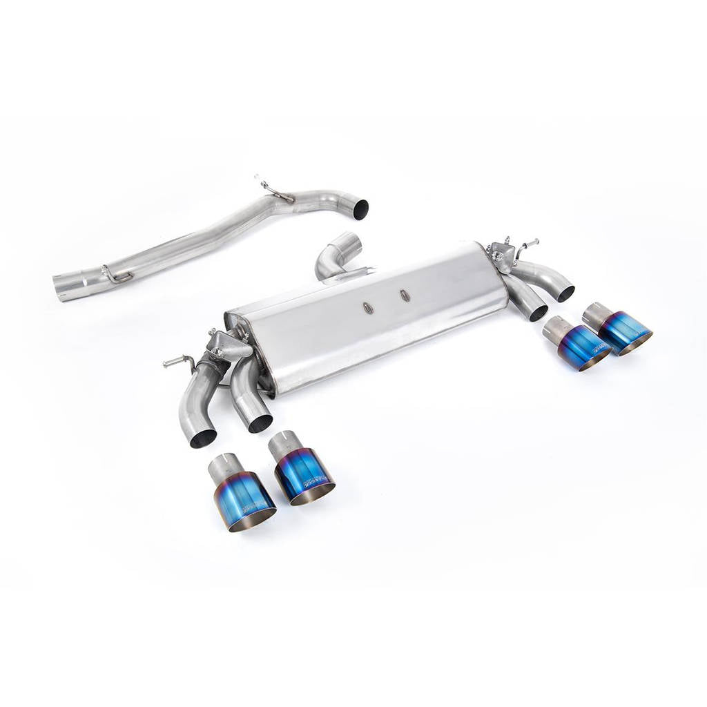 MILLTEK SSXVW509 Кат-Бек Quad 100mm GT100 VW Golf Mk7. 5 R 2.0 TSI 300PS Photo-0