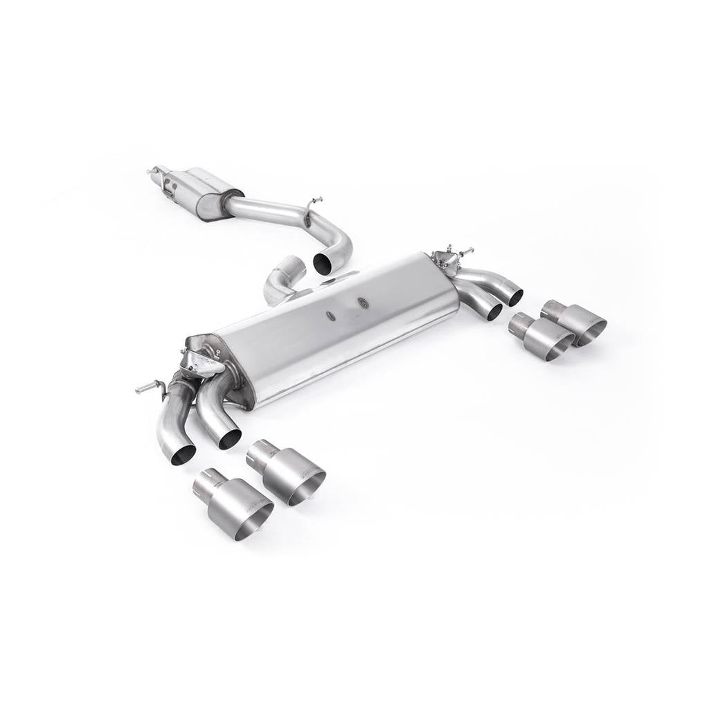 MILLTEK SSXAU776 Кат-бек Quad 100mm GT100 AUDI S3 2.0 TFSI quattro 3-Door 8V. 2 Photo-0