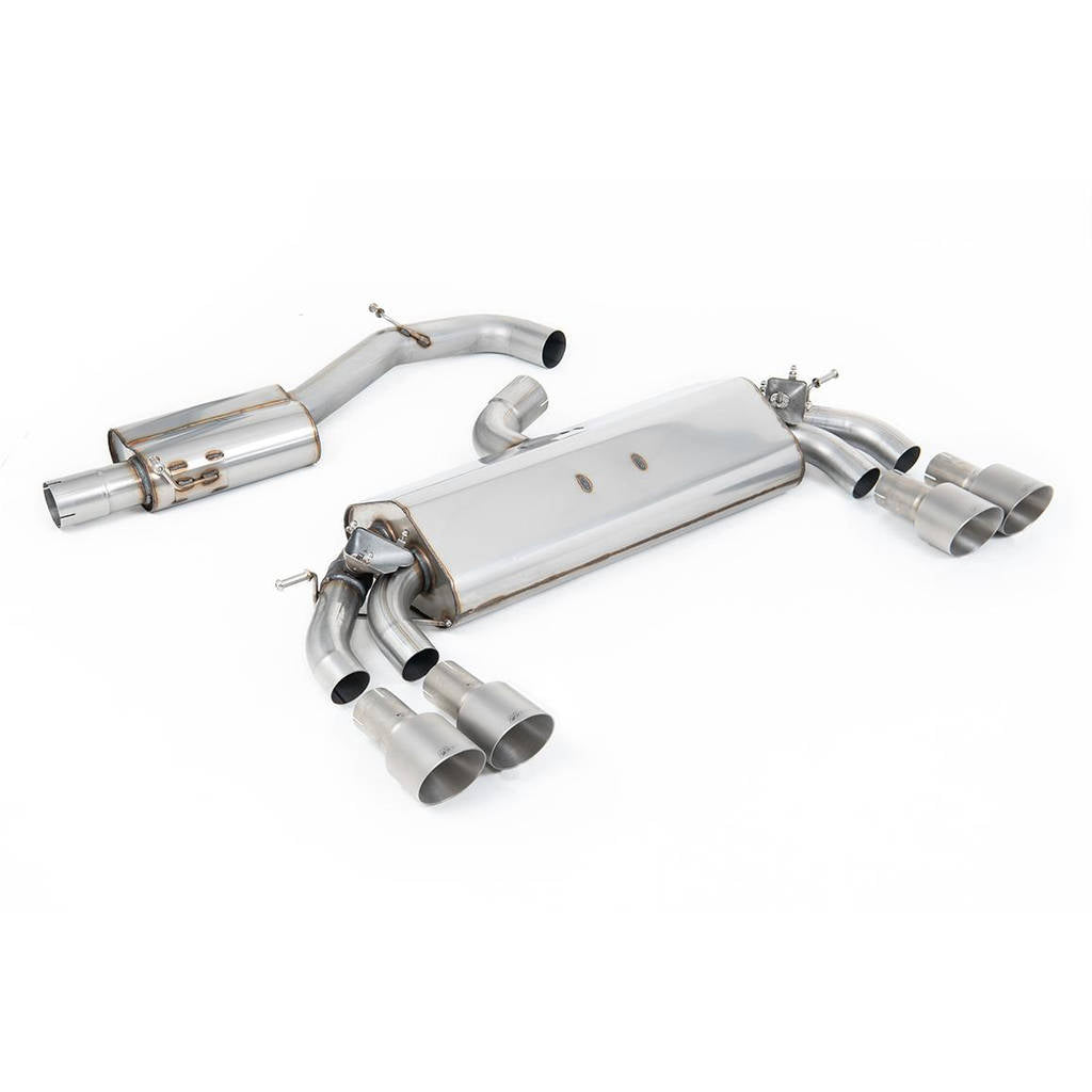 MILLTEK SSXAU785 кат-Бек Quad 100mm GT100 AUDI S3 2.0 TFSI quattro Sportback 8V. 2 Photo-0