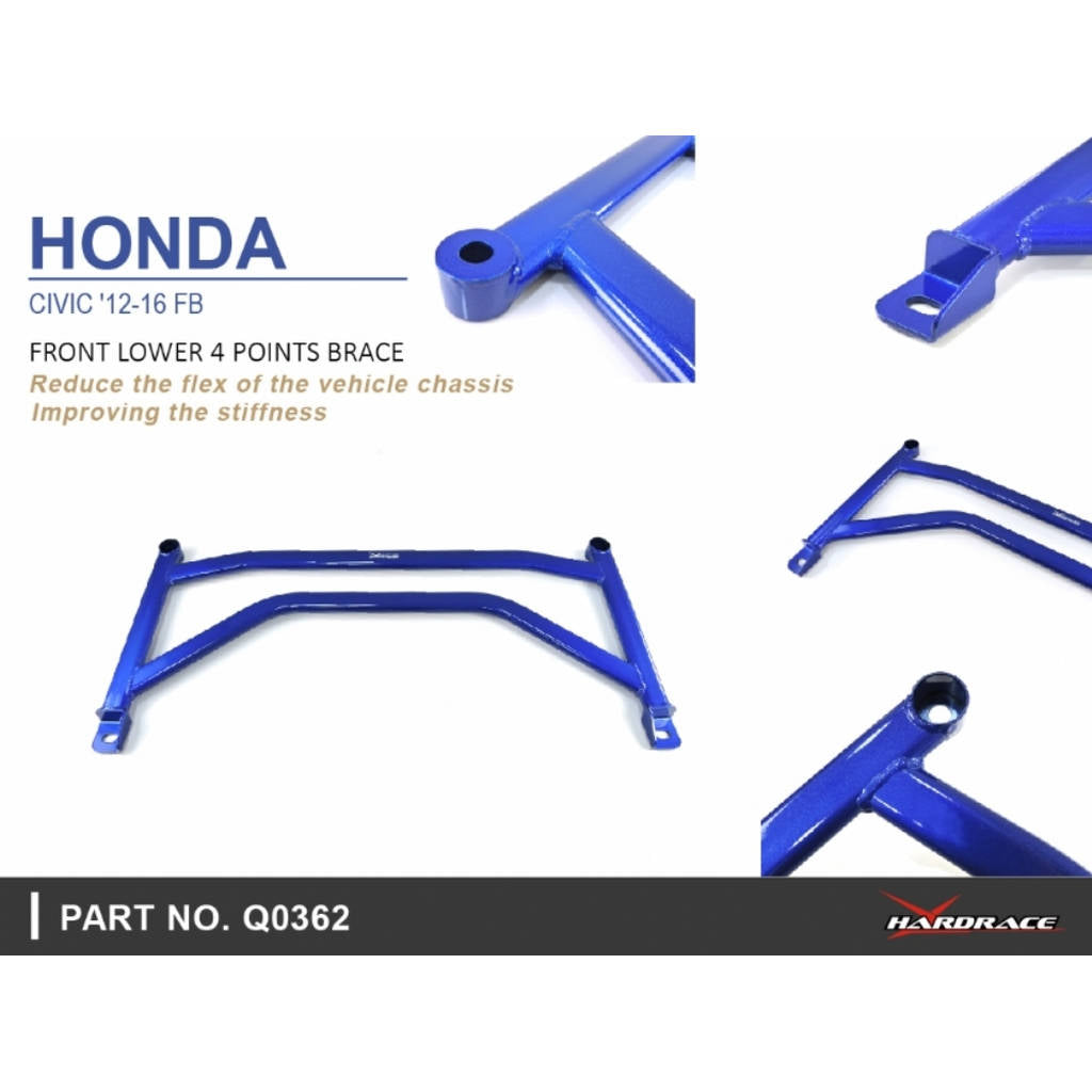 HARDRACE Q0362 Передній підрамник для HONDA CIVIC 12-16 FB Photo-6