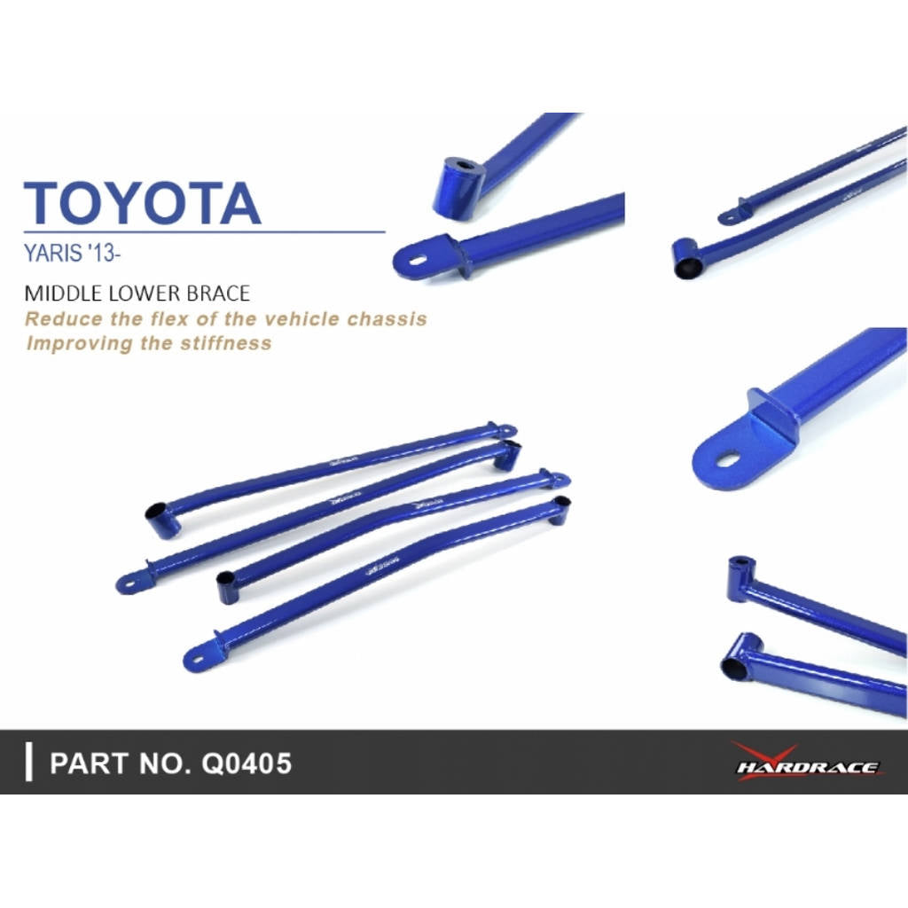 HARDRACE Q0405 Централь підсилювач для TOYOTA YARIS 13+ Photo-5
