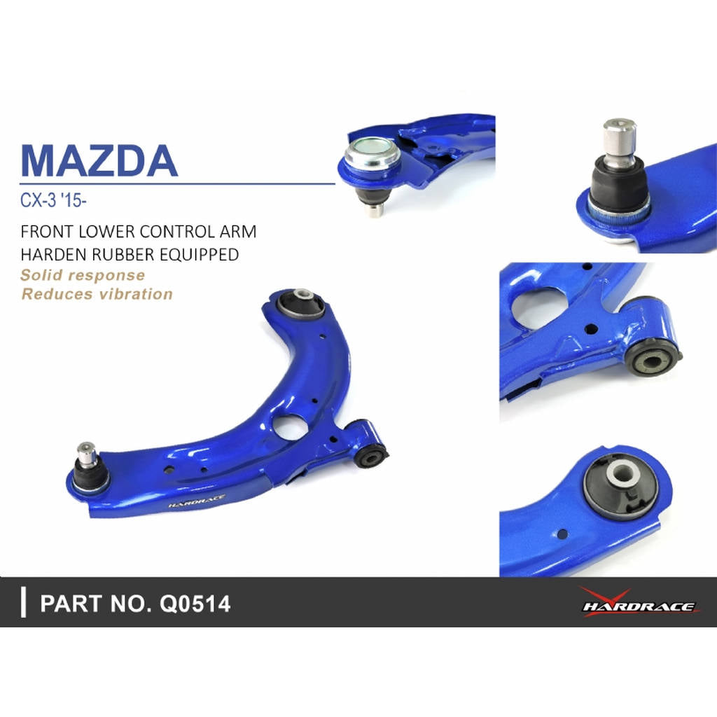 HARDRACE Q0514 Передній важіль для MAZDA CX-3 15+ (HARDEN RUBBER) -2PCS/SET Photo-5