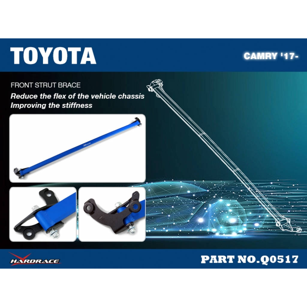 HARDRACE Q0517 Кронштейн передніх стійок TOYOTA CAMRY '17- Photo-2